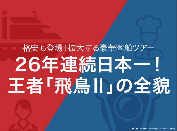 168b3217 045f 4cf5 9f58 3f87a3047c22 1 - 格安も登場！拡大する豪華客船ツアー～26年連続日本一！王者「飛鳥Ⅱ」の全貌　郵船クルーズ社長・服部浩